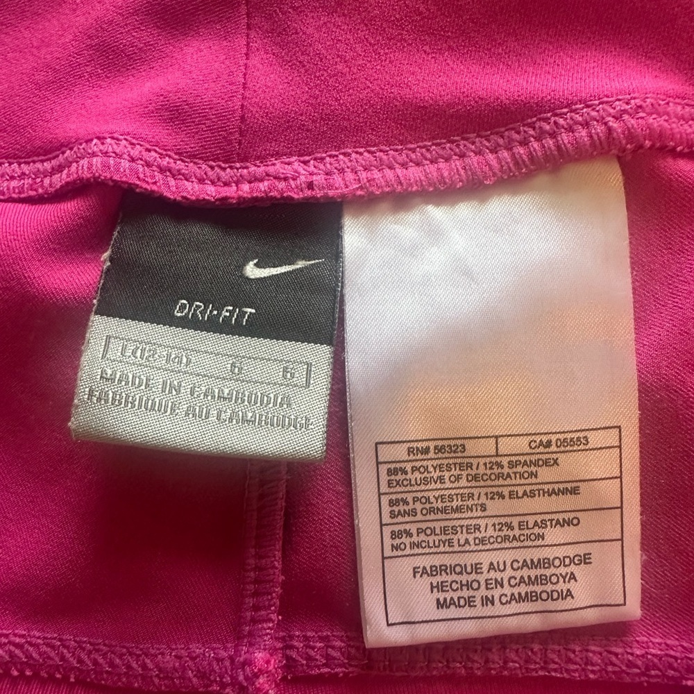 Nike Dri-Fit Women’s Athletic Pants Size 6 – Hot Pink Magenta, Zip Ankle,Pocket - Picture 6 of 15